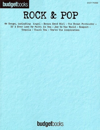 Rock and Pop: 64 Songs for easy piano