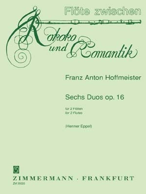 6 Duos op.16 fr 2 Flten Spielpartitur