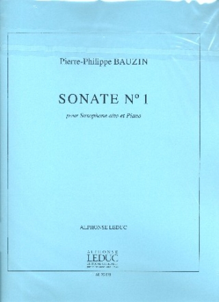 Sonate no.1 pour saxophone alto et piano