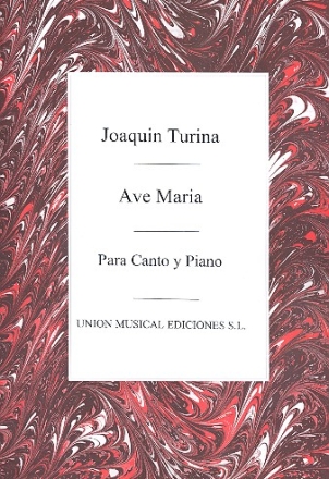 Ava Maria para canto y piano