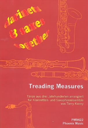 Treading Measures fr Klarinetten und Saxophone (4-stimmiges Ensemble) Partitur und Stimmen