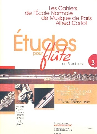 Etudes vol.3  pour flute