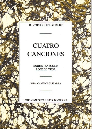 4 Cancionnes para canto y guitarra