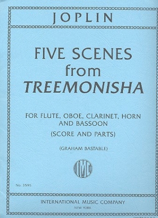 5 Scenes from Treemonisha for flute, oboe, clarinet, horn and basson score and parts