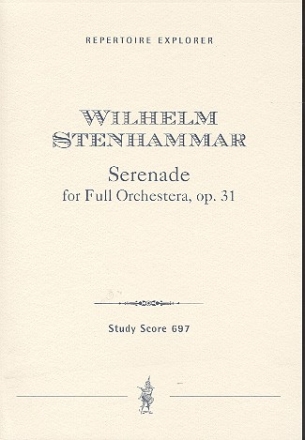 Serenade op.31  fr Orchester Studienpartitur