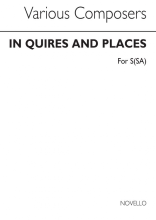 In Quires and Places for female chorus (SSA) and piano score