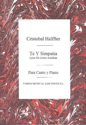 Te y simpatia para canto y piano