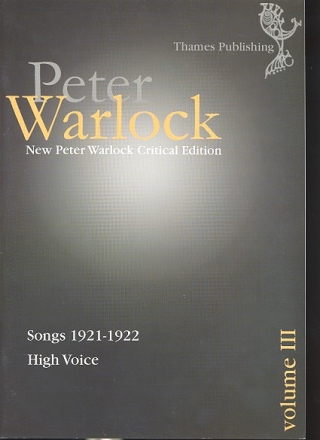 Songs 1921 - 1922 for high voice and piano