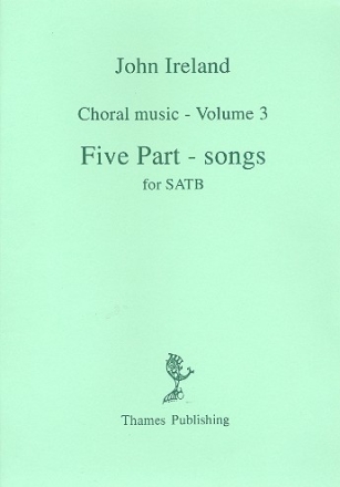Five-Part Songs vol.3 for mixed chorus a cappella score