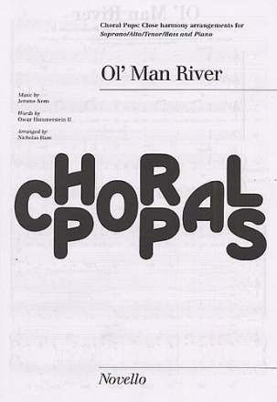 Ol' Man River for mixed chorus and piano score