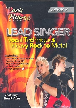 Lead Singer Heavy Rock to Metal Level 1 DVD-Video incl. Web Membership for Online Lesson Support