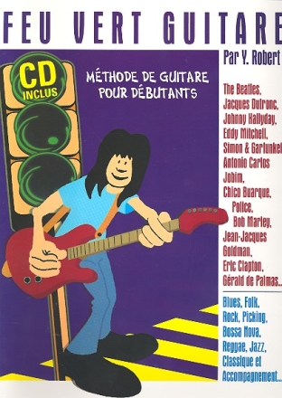 Feu vert guitare (+CD) mthode de guitare pour dbutants