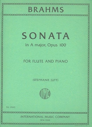 Sonate A-Dur op.100 fr Flte und Klavier