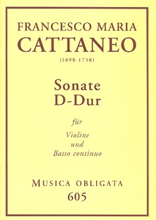 Sonate D-Dur fr Violine und Bc