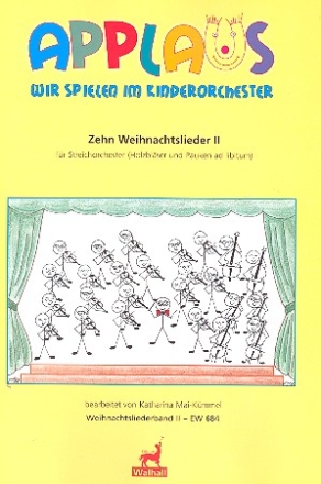 Weihnachtslieder Band 2 fr Streichorchester (Holzblser und Pk ad lib) Partitur