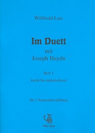 Im Duett mit Joseph Haydn Band 1 fr 2 Sopranblockflten Spielpartitur