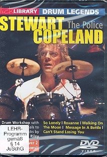 Stewart Copeland DVD-Video Lick Library Drum Legends