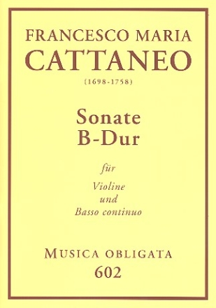 Sonate B-Dur fr Violine und Bc