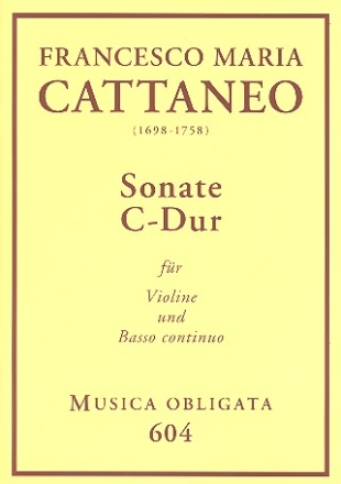 Sonate C-Dur fr Violine und Bc