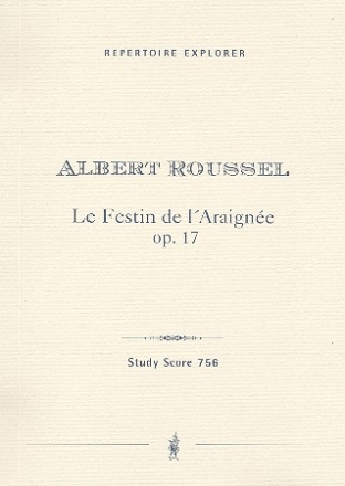 Le festin d'Araigne op.17 fr Orchester Studienpartitur