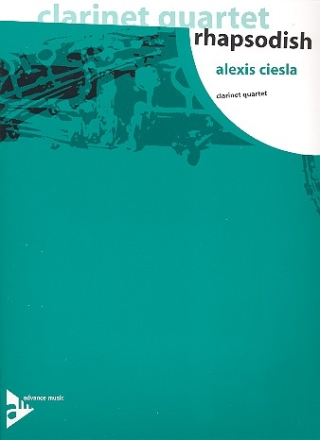 Rhapsodish for 3 clarinets in b and bass clarinet score and parts