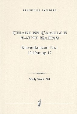 Konzert D-Dur Nr.1 op.17 fr Klavier und Orchester Studienpartitur