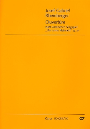 Ouvertre zu Der arme Heinrich op.37 fr Orchester Partitur