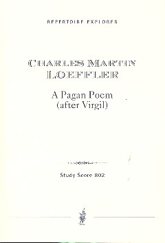 A Pagan Poem after Virgil fr Orchester Studienpartitur