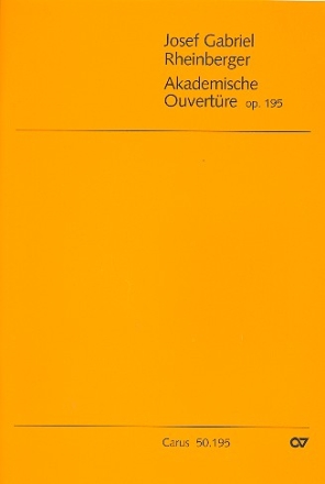 Akademische Ouvertre op.195 fr Orchester Partitur