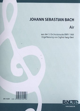 Air D-Dur aus BWV1068 fr Orgel