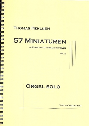 57 Miniaturen op.2 - fr Orgel