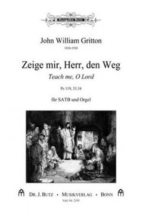 Zeige mir Herr fr gem Chor und Orgel Partitur (dt/en)