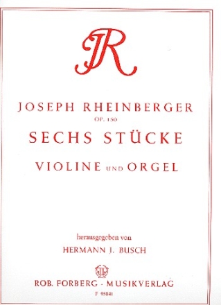 6 Stcke op.150 fr Violine und Orgel