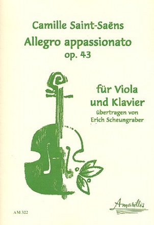 Allegro appassionato op.43 fr Viola und Klavier