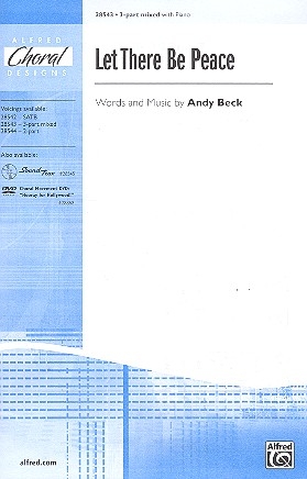 Let there be Peace for mixed chorus (SAM) and piano score