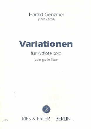 Variationen  fr Altflte solo (groe Flte)