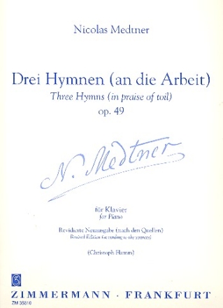 3 Hymnen an die Arbeit op.49 fr Klavier