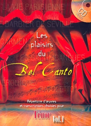 Les Plaisirs du Bel Canto vol.2 (+CD) pour tenor et piano