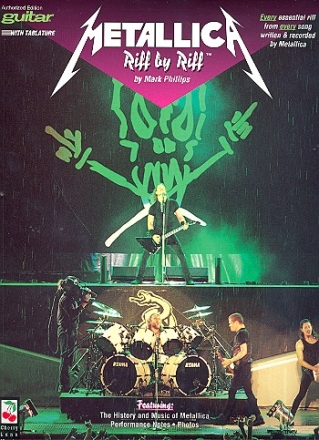 Metallica: Riff by Riff guitar/tab songbook