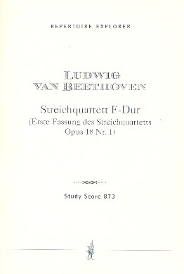 Streichquartett F-Dur Studienpartitur