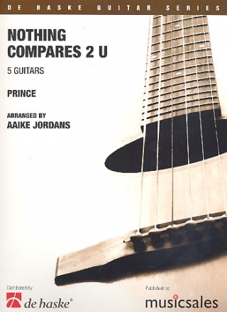 Nothing compares 2 U fr 5 Gitarren Partitur und Stimmen