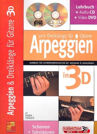 Arpeggien und Dreiklnge in 3D (+CD +DVD) fr Gitarre