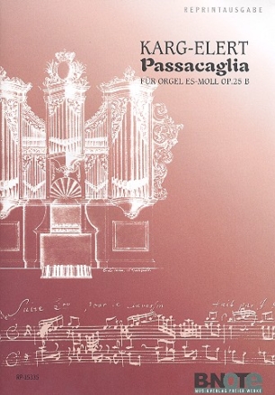 Passacaglia es-Moll op.25b fr Orgel