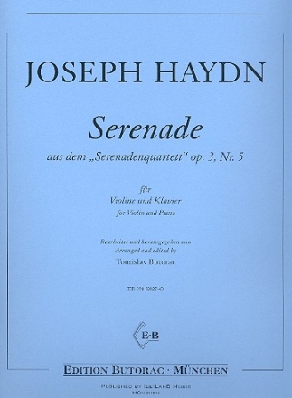 Serenade op.3,5 fr Violine und Klavier