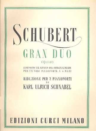 Gran Duo op.140 per 2 pianoforti