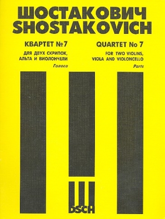 Streichquartett fis-Moll Nr.7 op.108 Stimmen