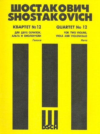 Streichquartett Des-Dur Nr.12 op.133 Stimmen