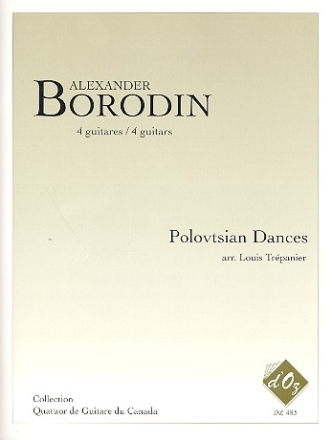 Polovtsian Dances for 4 guitars score and parts