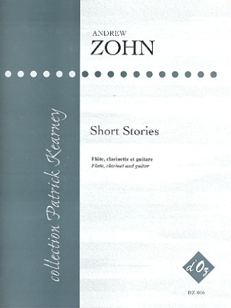 Short Stories for flute, clarinet and guitar score and parts