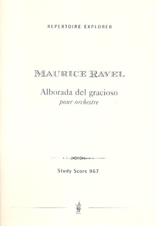 Alborada del gracioso fr Orchester Studienpartitur